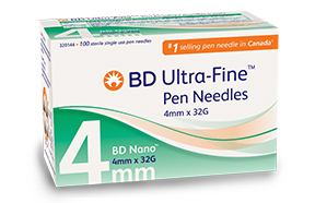 BD Ultra-Fine III Pen Needles 4MM 32G