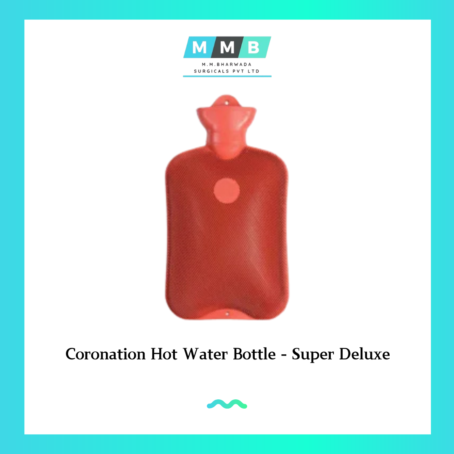 Coronation Hot Water Bottle - Super Deluxe (Two Side Ribbed)