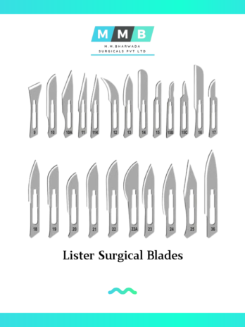 Lister Surgical Blades (Size- 10/11/12/15/20/21/22/23/24)