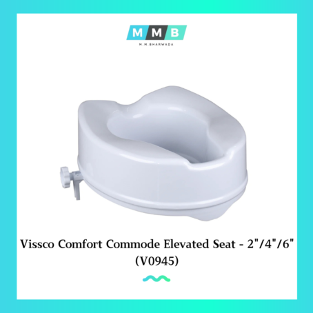 Vissco Comfort Commode Elevated Seat - 2"/4"/6" (V0945)