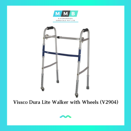 Vissco Dura Lite Walker with Wheels (V2904)