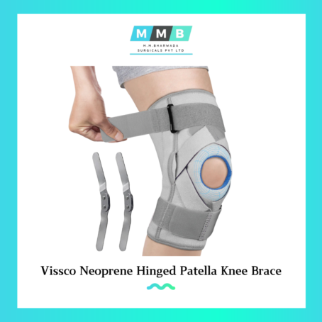Vissco Neoprene Hinged Patella Knee Brace- 1404
