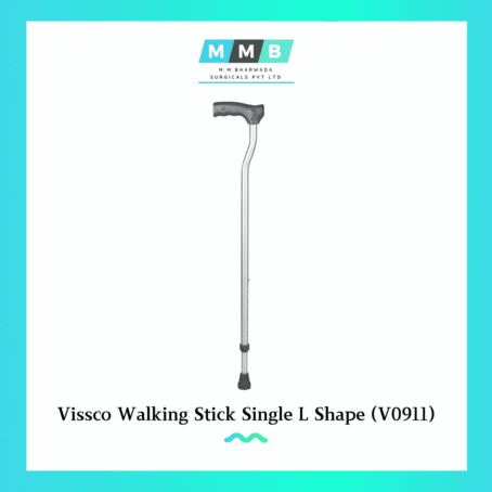 Vissco Walking Stick Single L Shape (V0911)